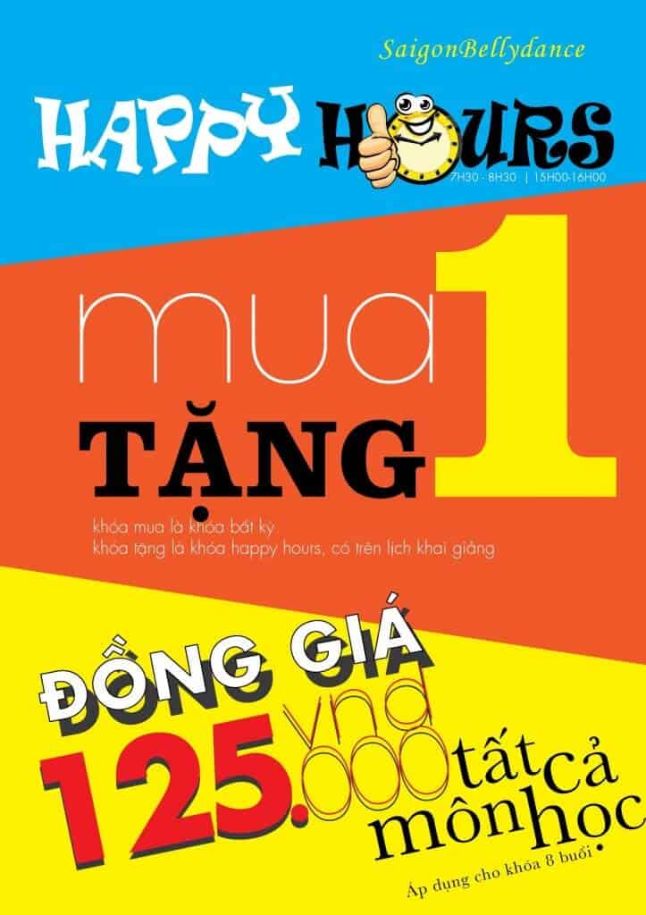 Chương Trình Khuyến Mãi Happy Hour 4