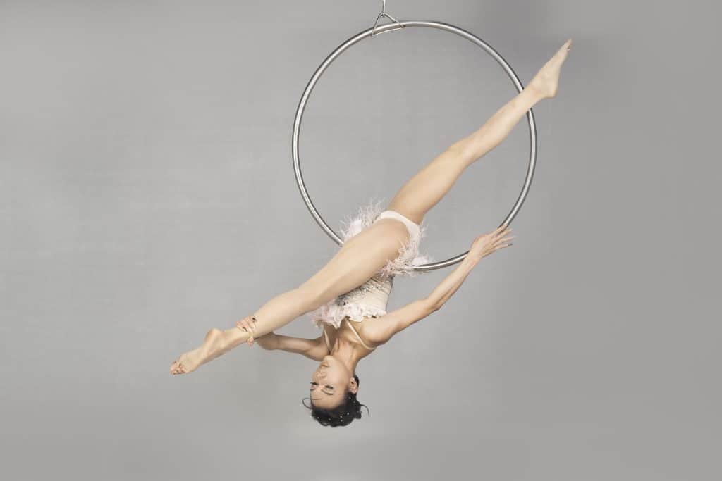 Aerial Hoop nguồn gốc là những hoạt động chính yếu của đoàn xiếc