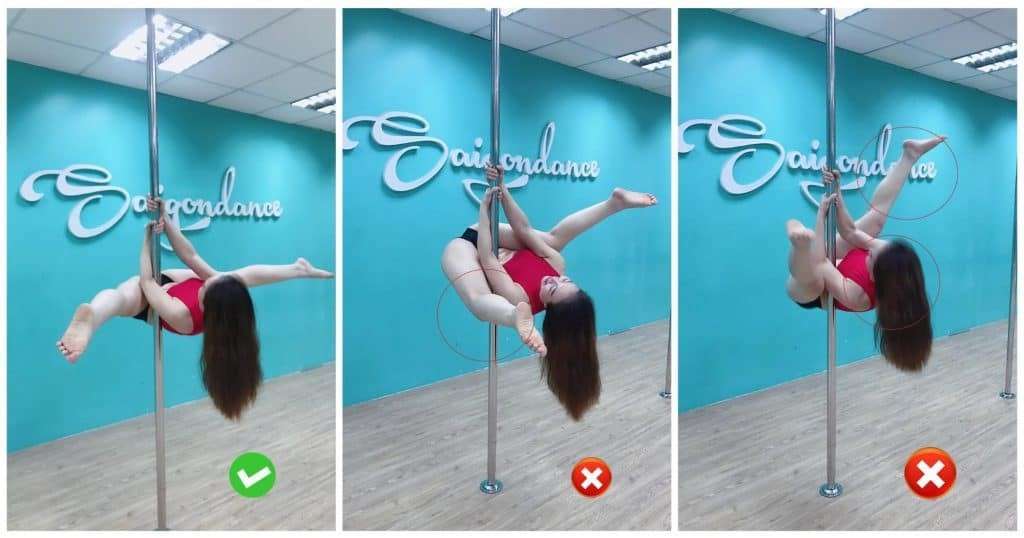 Động tác chuyển đổi lên cột 