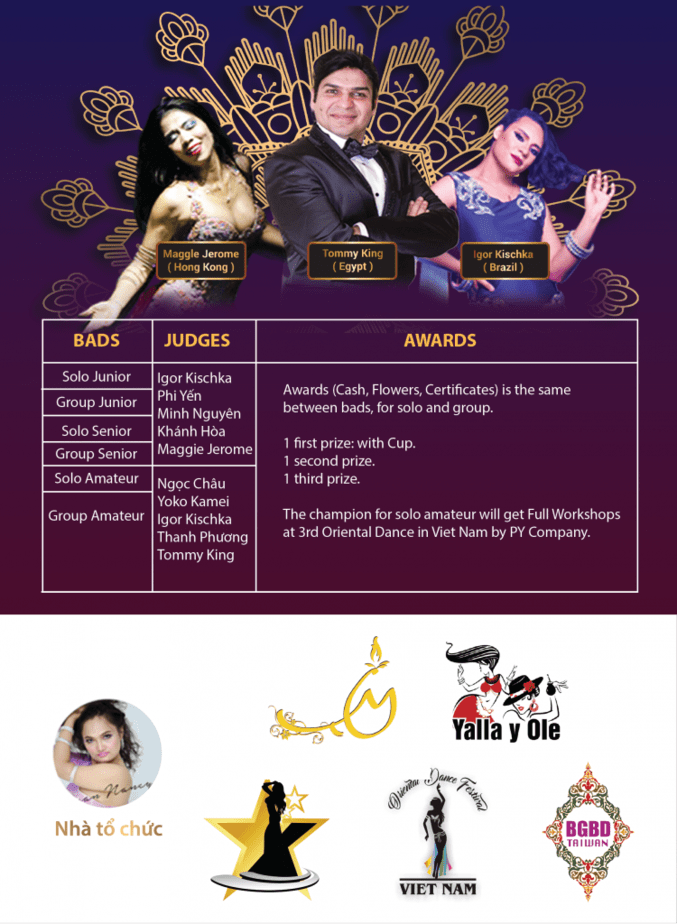 VIET NAM BELLY DANCE FESTIVAL 2018 COMPETITION RULES 2