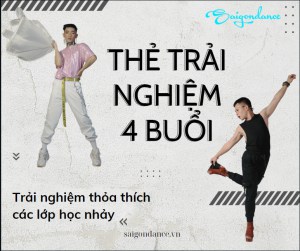 ĐĂNG KÝ THẺ TRẢI NGHIỆM – THỎA THÍCH HỌC CÁC LỚP NHẢY 18