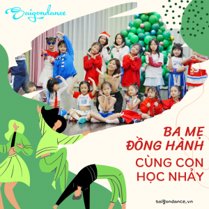 BA MẸ ĐỒNG HÀNH CÙNG CON HỌC NHẢY 3