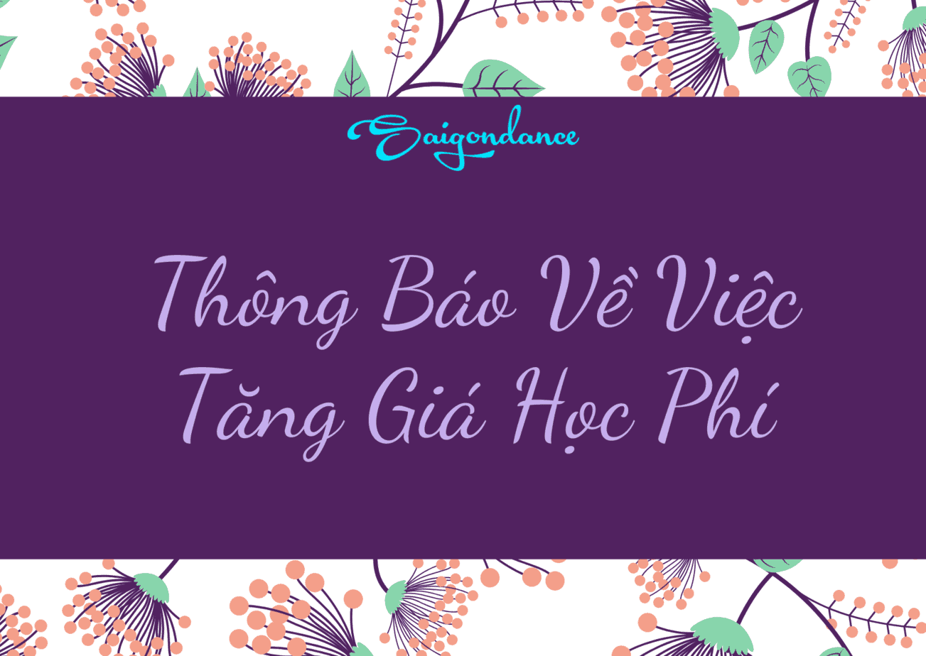 THÔNG BÁO VỀ VIỆC TĂNG GIÁ HỌC PHÍ 45