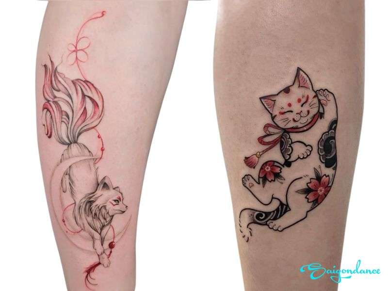 Xăm động vật đáng yêu