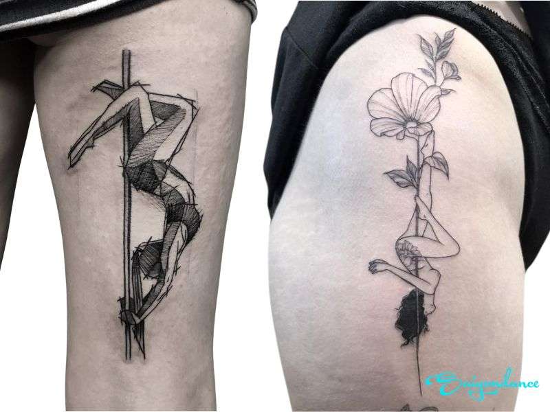 Hình xăm vũ đạo đẹp