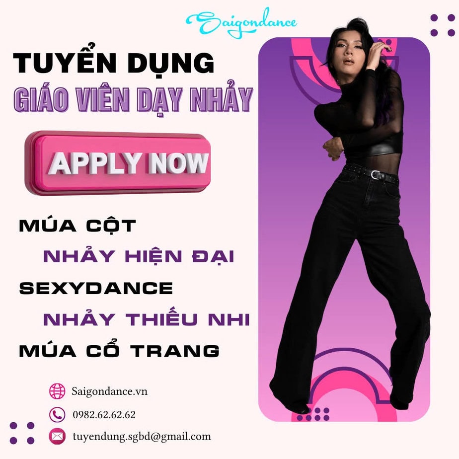 TUYỂN DỤNG GIÁO VIÊN DẠY NHẢY 35